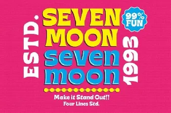 Seven Moon font