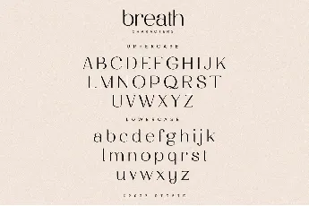 Breath font