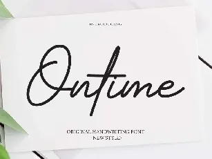 Ontime font