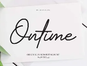 Ontime font