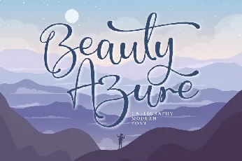 Beauty Azure font