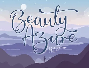 Beauty Azure font