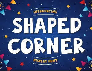 Shaped Corner-Basic font