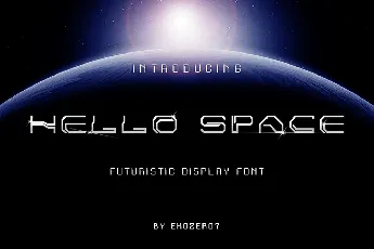 Hello Space font