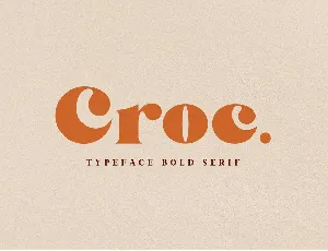 Croc font