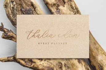 Althea Calligraphy font