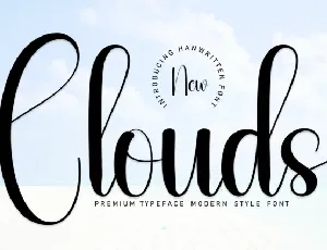 Clouds Script Typeface font