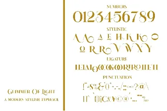 Glimmer Of Light font