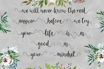 Meryana Lovely Script font