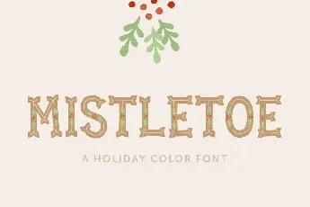 Mistletoe font