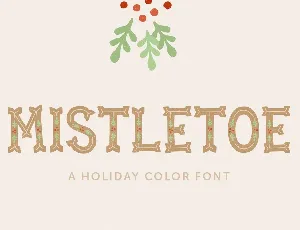 Mistletoe font