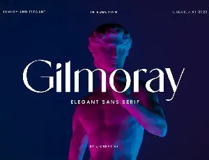 Gilmoray font