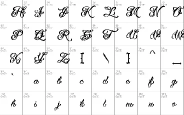 VTC Tattoo Script Two font