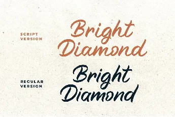 Bright Diamond font