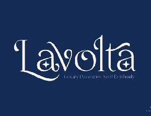 Lavolta font