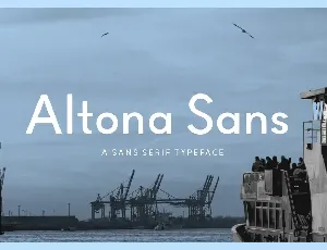 Altona Sans font