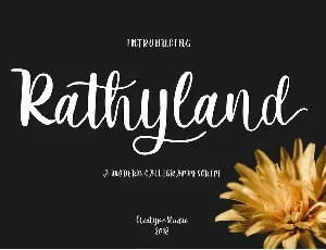 Rathyland font