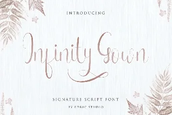 Infinity Gown font