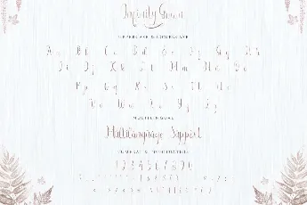 Infinity Gown font