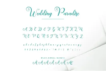 Wedding Paradise font