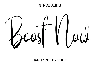 Boost Now font