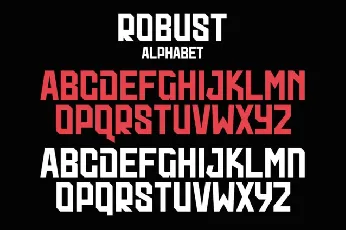 Robust font