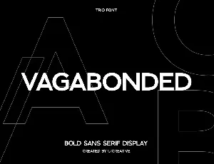 VAGABONDED font