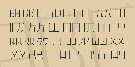 Romaji Mincho font