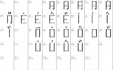 Romaji Mincho font