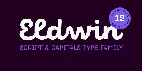 Eldwin Family font