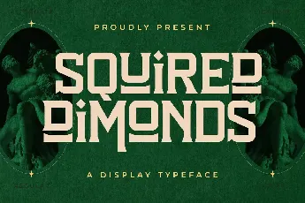 Squired Dimonds Serif font