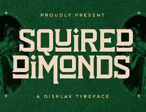 Squired Dimonds Serif font