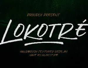 LOKOTRE font