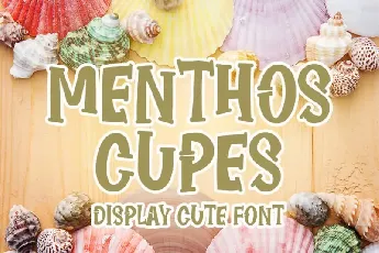 MENTHOS CUPES Display font