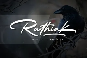 Rathiak Handwritten font