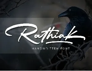 Rathiak Handwritten font