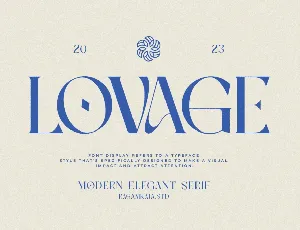 Lovage DEMO font