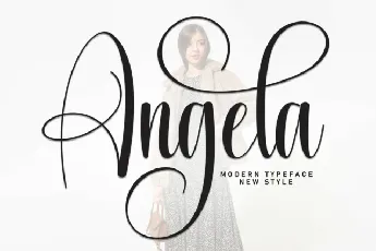 Angela Calligraphy font