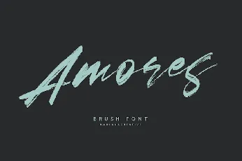 Amores Brush font