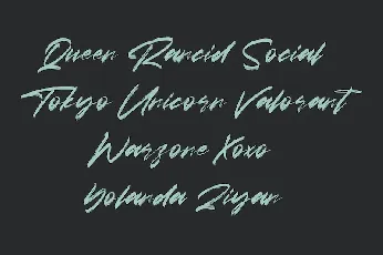 Amores Brush font