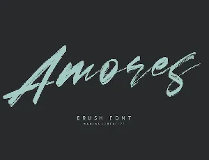 Amores Brush font