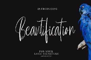 Beautification font