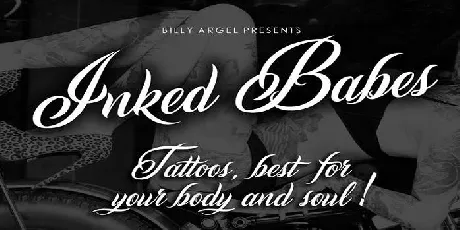 Inked Babes font