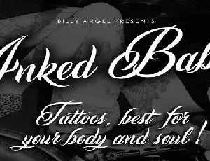 Inked Babes font