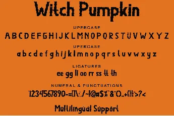 Witch Pumpkin font