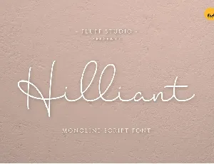 Hilliant font