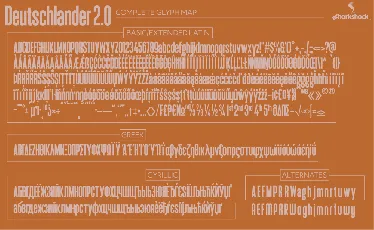 Deutschlander 2.0 font