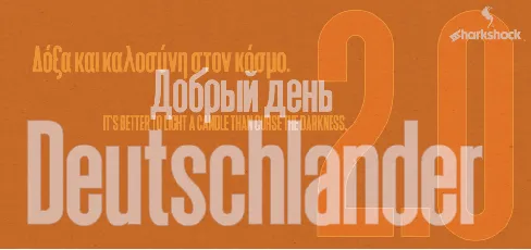 Deutschlander 2.0 font