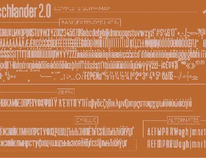 Deutschlander 2.0 font