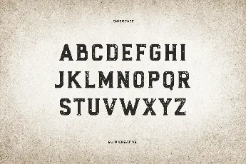 rough flannel font